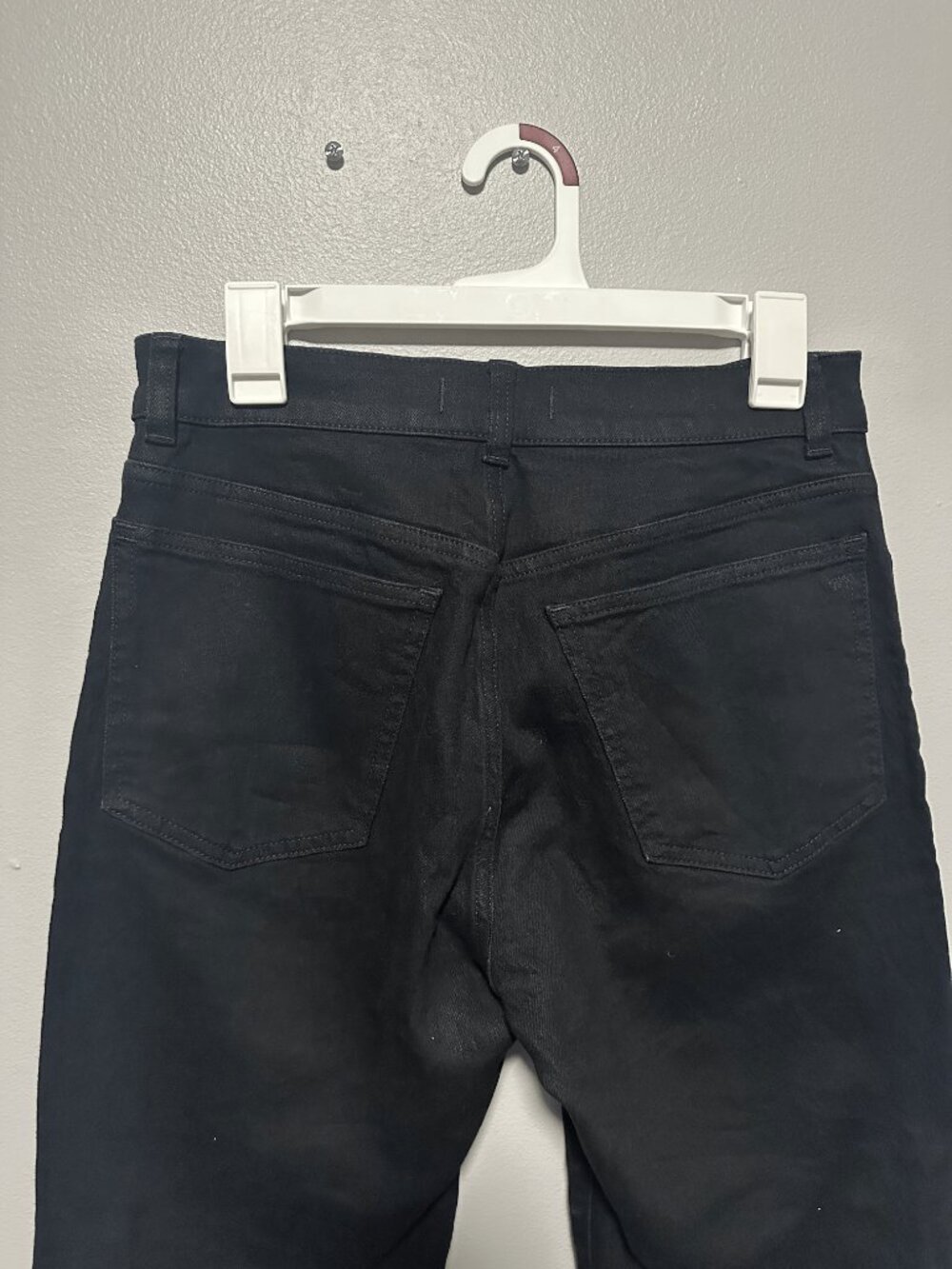 Madewell The Longline Straight Jean Black Wash Size 28 - Picture 7 of 8